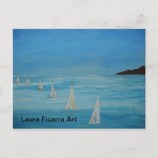 Segeln Postkarte