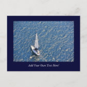 Segeln Postkarte (Vorderseite)