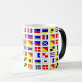 SEGELN-SCHIFFS-SIGNAL-FLAGGEN-TASSE VERWANDLUNGSTASSE (VorderseiteRechts)