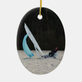 Segeln-Schlauchboot mit Geschwindigkeit Keramikornament