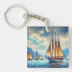 segeln schlüsselanhänger