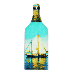 Segeln Schooner-Glasschneidenbrett Schneidebrett