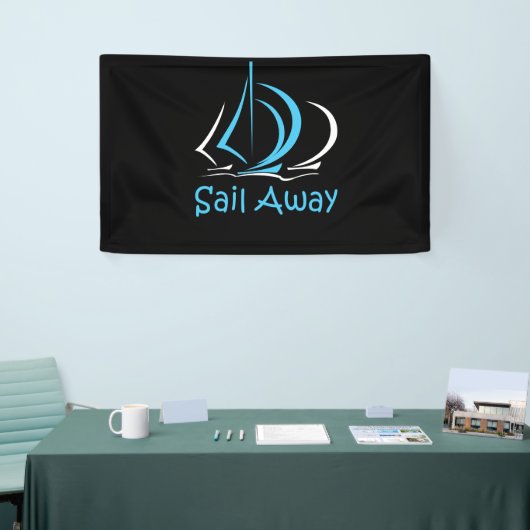Segeln Segelboot Sand Ocean Gul Banner (Messeveranstaltung)