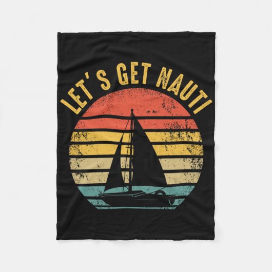 Segeln Segelboot - Segelboot Segler N Fleecedecke (Vorderseite)