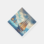 segeln serviette (Ecke)