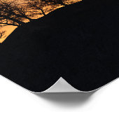 Segeln Sie die nächtliche Sky Print Poster (Ecke)