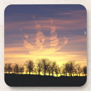 Segeln Sie die Untersetzer des Night Sky Cork