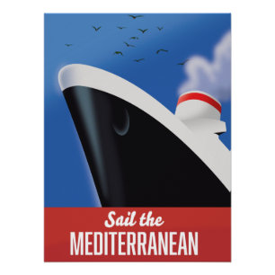 Segeln Sie im Mittelmeer Poster