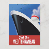 Segeln Sie im Mittelmeer Postkarte (Vorderseite)