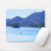Segeln Sie in die Berge... Mousepad (Mit Mouse)