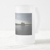 Segeln Sie in die Nacht Mattglas Bierglas (VorderseiteRechts)