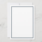 Segeln Sie in eins! Nautic Geburtday Einladung (Rückseite)