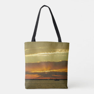 Segeln Sie in Sunset Tasche