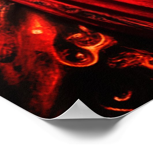 Segeln Sie mit unserem Piratenmädchen in die Hochs Poster (Ecke)