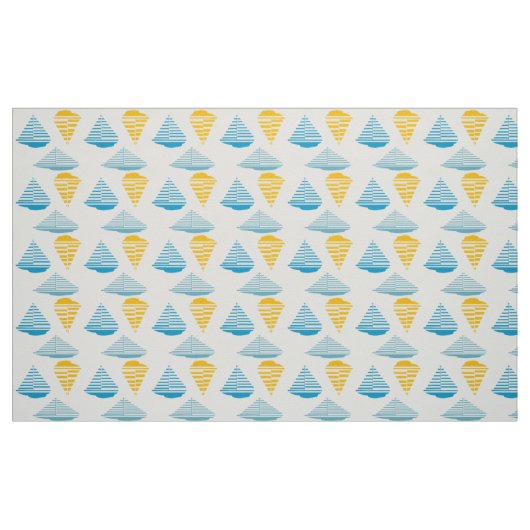 Segeln Sloops Stoff (Fat Quarter (45,7 x 55,9 cm))