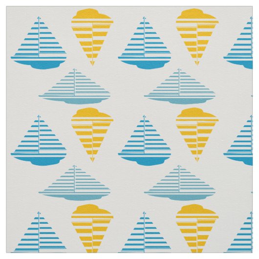 Segeln Sloops Stoff (Muster)