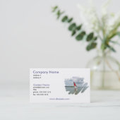 Segeln-Spaß-Visitenkarte Visitenkarte (Stehend Vorderseite)