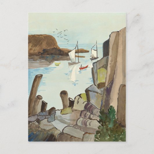 Segeln Sucia Postkarte (Vorderseite)
