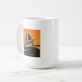 Segeln Sun und Meer Kaffeetasse (Vorderseite Links)