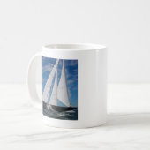 Segeln-Tasse Kaffeetasse (Vorderseite Links)