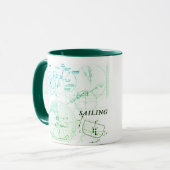 Segeln-Tasse Tasse (Vorderseite Links)