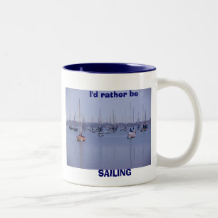 Segeln-Tasse Zweifarbige Tasse