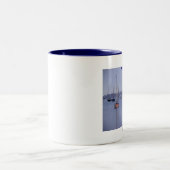 Segeln-Tasse Zweifarbige Tasse (Mittel)