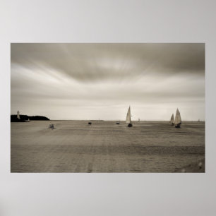 Segeln über das Meer Poster
