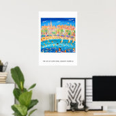 Segeln und Schnorcheln in Menton Frankreich Poster (Heimbüro)