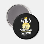Segeln und Windsurfen Magnet (Vorderseite/Rückseite)
