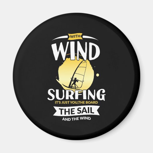 Segeln und Windsurfen Magnet (Vorne)