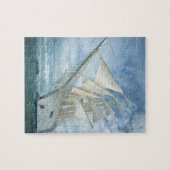 Segeln unter blauer Himmel-Puzzlespiel Puzzle (Horizontal)