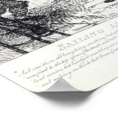 Segeln unter den Hebriden Poster (Ecke)