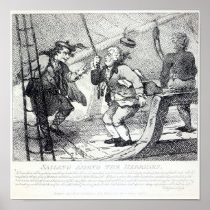 Segeln unter den Hebriden Poster