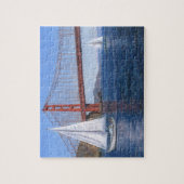 :Segeln unter der Golden Gate Bridge" Puzzle (Vertikal)