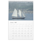 Segeln!  Vergnügen des Meeres, Kalender (Jan 2027)