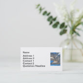 Segeln Visitenkarte (Stehend Vorderseite)