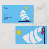 Segeln Visitenkarte (Vorne/Hinten)