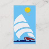 Segeln Visitenkarte (Rückseite)