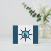 Segeln Visitenkarte (Stehend Vorderseite)