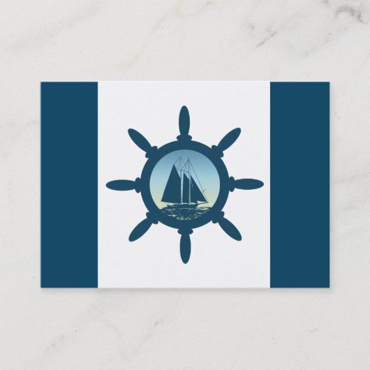 Segeln Visitenkarte (Vorderseite)