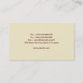 Segeln-Visitenkarte Visitenkarte (Rückseite)