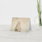 Segeln von Gloucester Winslow Homer Note Karte (Vorderseite)