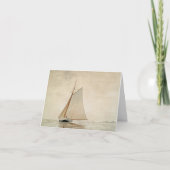 Segeln von Gloucester Winslow Homer Note Karte (Vorderseite)