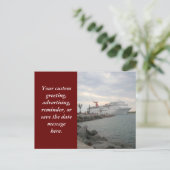 Segeln von Hafen Canaveral Postkarte (Stehend Vorderseite)