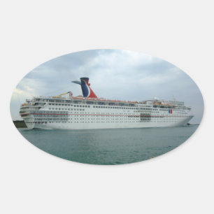 Segeln von Port Canaveral Ovaler Aufkleber