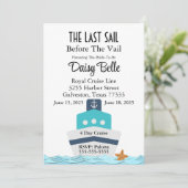 Segeln vor der Vail-Einladung Einladung (Stehend Vorderseite)
