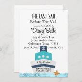 Segeln vor der Vail-Einladung Einladung (Vorne/Hinten)