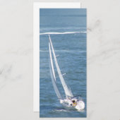 Segeln-Wind-Einladung Einladung (Vorne/Hinten)