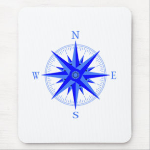 Segeln - Windsurfen Rose Kompass Wassersport Shirt Mousepad